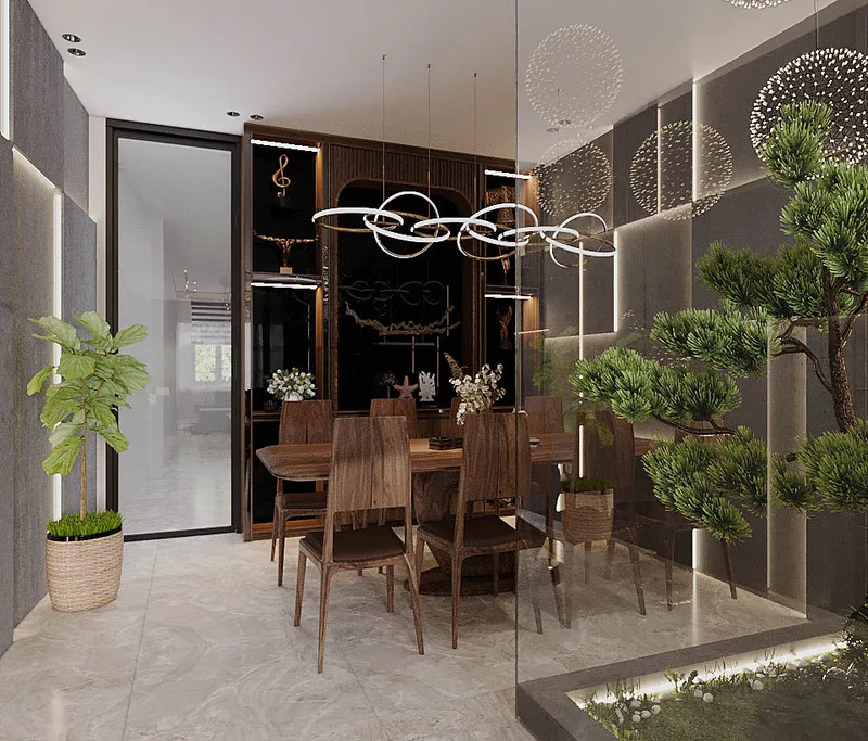 Trầm Óc Chó — Nhà phố 4 tầng · Quận 7